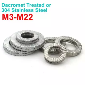 Самоблокирующие шайбы Zimir WJ2005A+WJ2006A из нержавеющей стали M3-M22