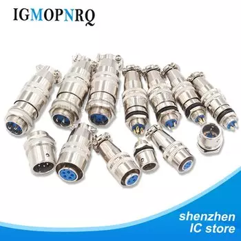 Самоблокирующиеся авиационные разъемы IGMOPNRQ Push Pull Self-Locking 2-6 контактов
