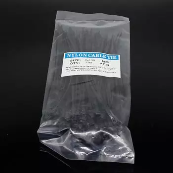 Самоблокирующиеся Кабельные стяжки 3 х150 мм, 100 шт., нейлоновые стяжки белого, черного, красного, синего, желтого цвета