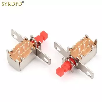 Самоблокирующийся красный кнопочный переключатель SYKDFD DC 12В
