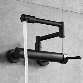 Samoel латунный черный настенный смеситель для кухни B3319