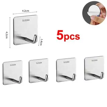 Самоклеящиеся крючки TAANY из нержавеющей стали