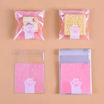 Самоклеящиеся пакеты LBSISI Life, 7x7+3 см