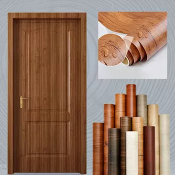 Самоклеящиеся водонепроницаемые и маслостойкие наклейки под дерево для шкафов, шкафов, стационарных дверей, обои для обновления мебели