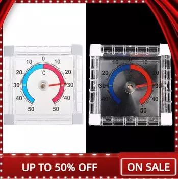 Самоклеящийся термометр-Оконный термометр для использования в помещении и на улице, настенный термометр для теплицы, сада, дома, теплицы