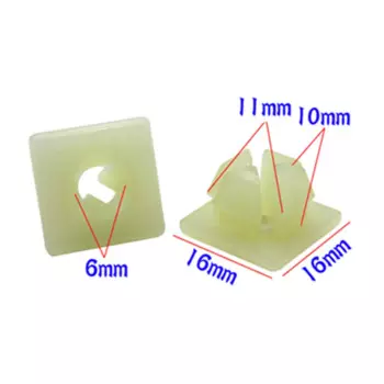 Самонарезающий винт для заднего номерного знака автомобиля, БЫСТРОРАЗЪЕМНАЯ заклепка для крепежного зажима Buick Excelle