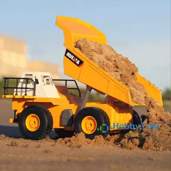 Самосвал Hobbytoki из сплава 1/24, самосвал с дистанционным управлением, строительная машина, 6 каналов, транспортная техника, детские игрушки, HUINA 1517