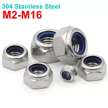 Самозапирающиеся гайки Zimir 5/10/20/50 шт. М2-М16 нержавеющая сталь