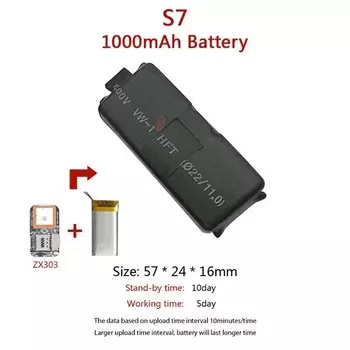 Самый мощный супер мини-трекер S3 S7 GPS GSM AGPS Wifi LBS локатор Бесплатное отслеживание через веб-приложение диктофон ZX303 PCBA внутри