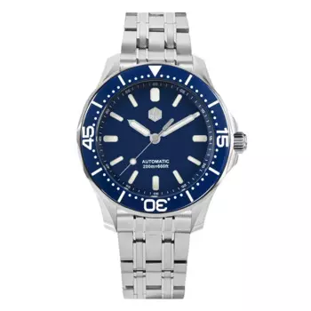 San Martin мужские роскошные часы дайверские часы 41,5 мм автоматические механические наручные часы 200 м водонепроницаемые BGW-9 светящийся сапфир YN55