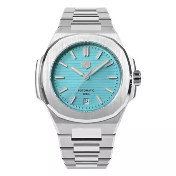 San Martin Мужские Роскошные Часы Винтаж Автоматические Часы Механические Наручные Часы 200M Водонепроницаемые BGW9 Светящийся Сапфир PT5000 SW200