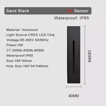 SANDIY датчик движения настенный светильник