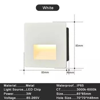 SANDIY Настенные светодиодные светильники 3Вт