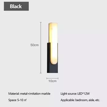 SANDYHA Настенный светильник из искусственного мрамора