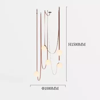 SANDYHA подвесная люстра со стеклянными шариками