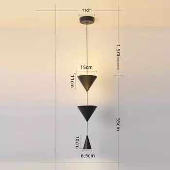 SANDYHA подвесной светильник черно-белый