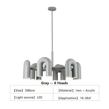 SANDYHA Потолочная люстра Nordic U LED