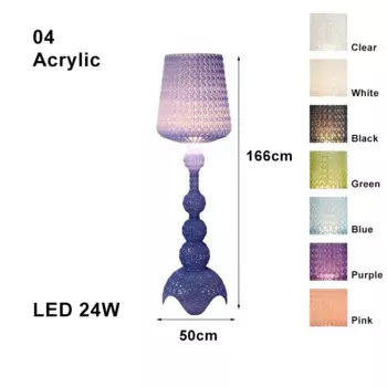 SANDYHA скандинавский напольный светильник из акрила