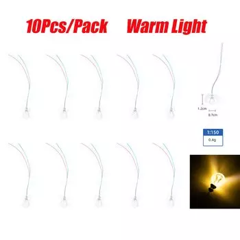 SANMERSEN Уличные светильники 1:87/1:100/1:150 пластик 10 шт