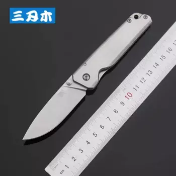 Sanrenmu 7096 Карманный складной нож EDC с карманным зажимом 12C27 Стальное лезвие для кемпинга, пешего туризма и путешествий