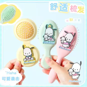Sanrio Kawaii почтовые серии мини воздушный мешок расческа мультяшный милый складной парикмахерский гребень массаж головы воздушная Подушка Расческа подарок