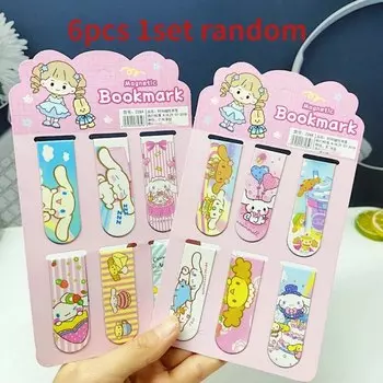 Sanrio Kuromi магнитные закладки 6 шт.