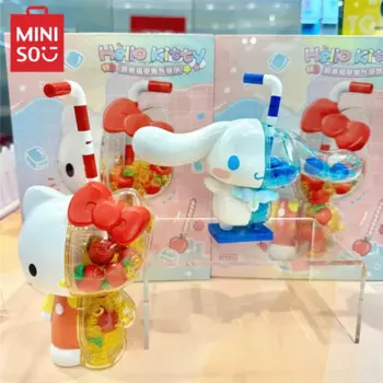 Sanrio строительные блоки Hello Kitty подарок на день рождения кукла куроми мимелоди игрушка в стиле коричной