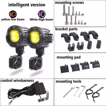 SANVI фонарь для мотоциклов BMW R1200GS F850GS F750GS 1250GS LC Adventure 6000k 3000K