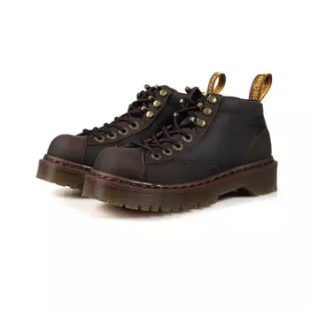 Сапоги с круглым носком, в стиле ретро