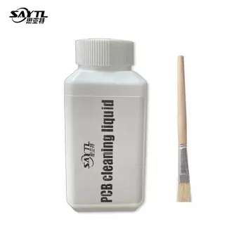 SAYTL 100 мл бессвинцовая жидкость для чистки печатных плат, щетка для чистки мобильных телефонов, ноутбуков, материнской платы, инструменты для чистки флюса для припоя
