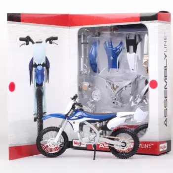 Сборная линия Maisto 1:12, весы Yamaha YZ450F, модель мотоциклетного велосипеда, Литые и игрушечные транспортные средства, мотоциклетная грязь, детская игрушка «сделай сам»