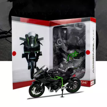 Сборная модель мотоцикла Maisto 1/12 Kawasaki H2R Ninja, Коллекция игрушечных автомобилей, амортизатор для внедорожника, игрушка-мотоцикл
