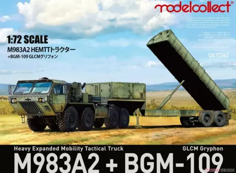 Сборная модель UA72362 1/72 Тяжелая Расширенная мобильность Тактический грузовик M983A2 + искусство