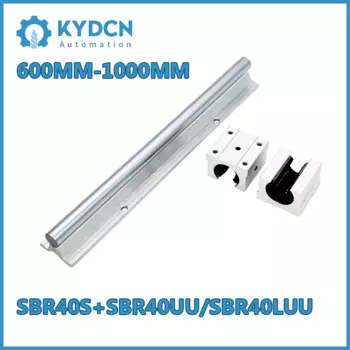 SBR40S SBR40UU SBR40LUU линейная направляющая и линейный подшипниковый блок для станка с ЧПУ 600 мм-1000 мм линейная опорная рельсовая каретка набор