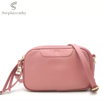 SC маленькая сумка через плечо из натуральной кожи, женская сумка с несколькими карманами на молнии, квадратная сумочка, регулируемый ремень, сумка на плечо, повседневная