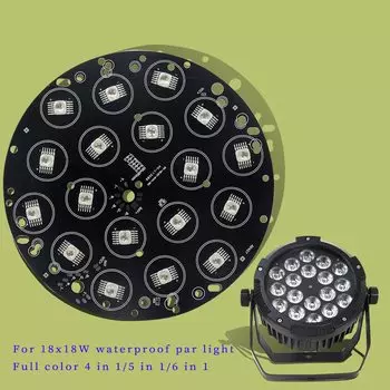 Сценические световые панели AICPOSE RGBWA UV