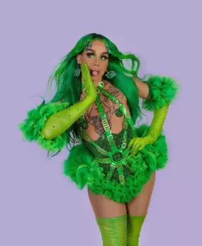 Сценическое платье для выступлений, увеличенное кружевное платье в виде листьев лотоса, Женский клубный костюм для бара