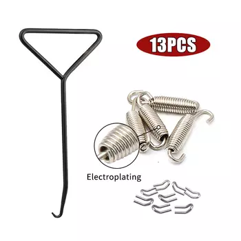 SCL Racing 1 комплект глушитель выхлопной трубы мотоцикла монтажные пружины из нержавеющей стали + крючки + пружинный крючок съемник инструмент звеньевые трубы