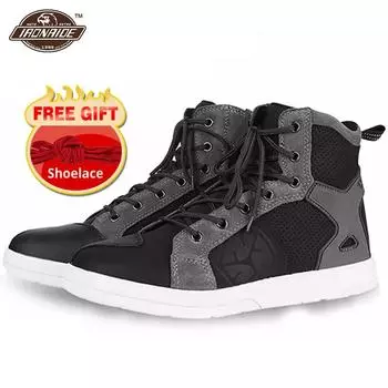 SCOYCO мотоциклетные ботинки, непромокаемые ботинки для мотокросса, мужская повседневная мотоциклетная обувь, кожаные мотогоночные ботинки из микрофибры