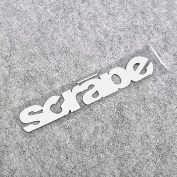 SCRAPE Автомобильная декоративная наклейка на стойку Светоотражающая автомобильная виниловая наклейка
