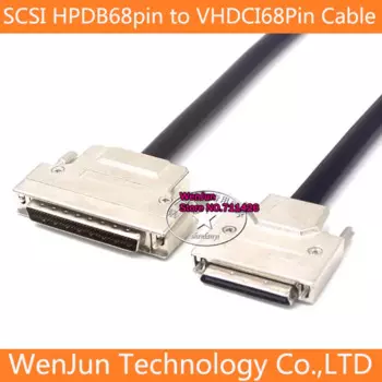 SCSI кабель HPDB68 штекер к VHDCI68 штекер соединительный кабель HPDB 68 штырь к VHDCI 68 штырьковый двойной экранированный силовой кабель 0,5 м/2 м/3 м/5 м