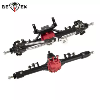SCX10 II 90046 90047 Анодирование CNC Передняя Задняя прямая ось для 1/10 RC Crawler Car Axial 90027 90028 CC01 LCG деталь шасси