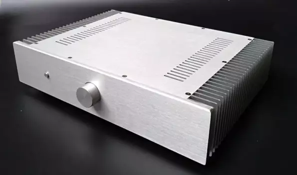 SD4309A высота 90 мм серебристый алюминиевый усилитель шасси/усилитель класса А/корпус усилителя/корпус/коробка DIY (430*90*308 мм)
