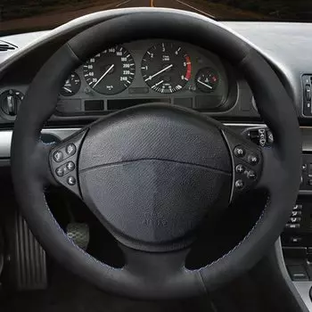 Сделай Сам черный мягкий замшевый кожаный фоточехол для BMW M Sport E36 1996 1997 1998 1999 E39 2000-1995 Z3 E36/7