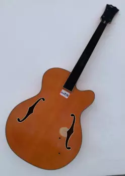 Сделай Сам пользовательские 6 струн электрический Jazz Hollowbody гитара часть гитары без Hardwares в наличии скидка Бесплатная доставка W1896