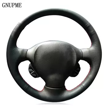 Сделай Сам, сшитая вручную, искусственная кожа черного цвета, фотосессия для Hyundai Santa Fe 2001 2002 2003 2004 2005 2006