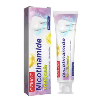 Sdotter New EELHOE Niacinamide отбеливающая зубная паста для удаления пятен и зубного налета, удаление неприятного запаха, свежий дыхание, зубная паста, уход за полостью рта и зубов