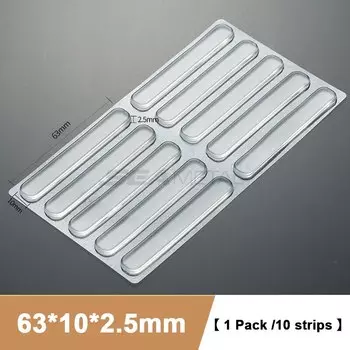 SEAMETAL, 10 Шт., Прозрачная Защитная Лента Для Края Двери Автомобиля