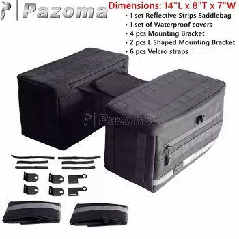 Седельная сумка в клубном стиле для Harley Sportster Dyna Softail Cafe Racer Moto, задняя Боковая Сумка для хранения багажа, сумка для мотоцикла