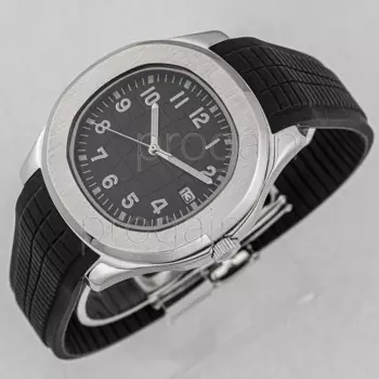 SEEKO мужские автоматические часы с резиновым ремешком и бриллиантами, светящиеся сапфировое стекло, водонепроницаемые мужские стальные часы 100 м